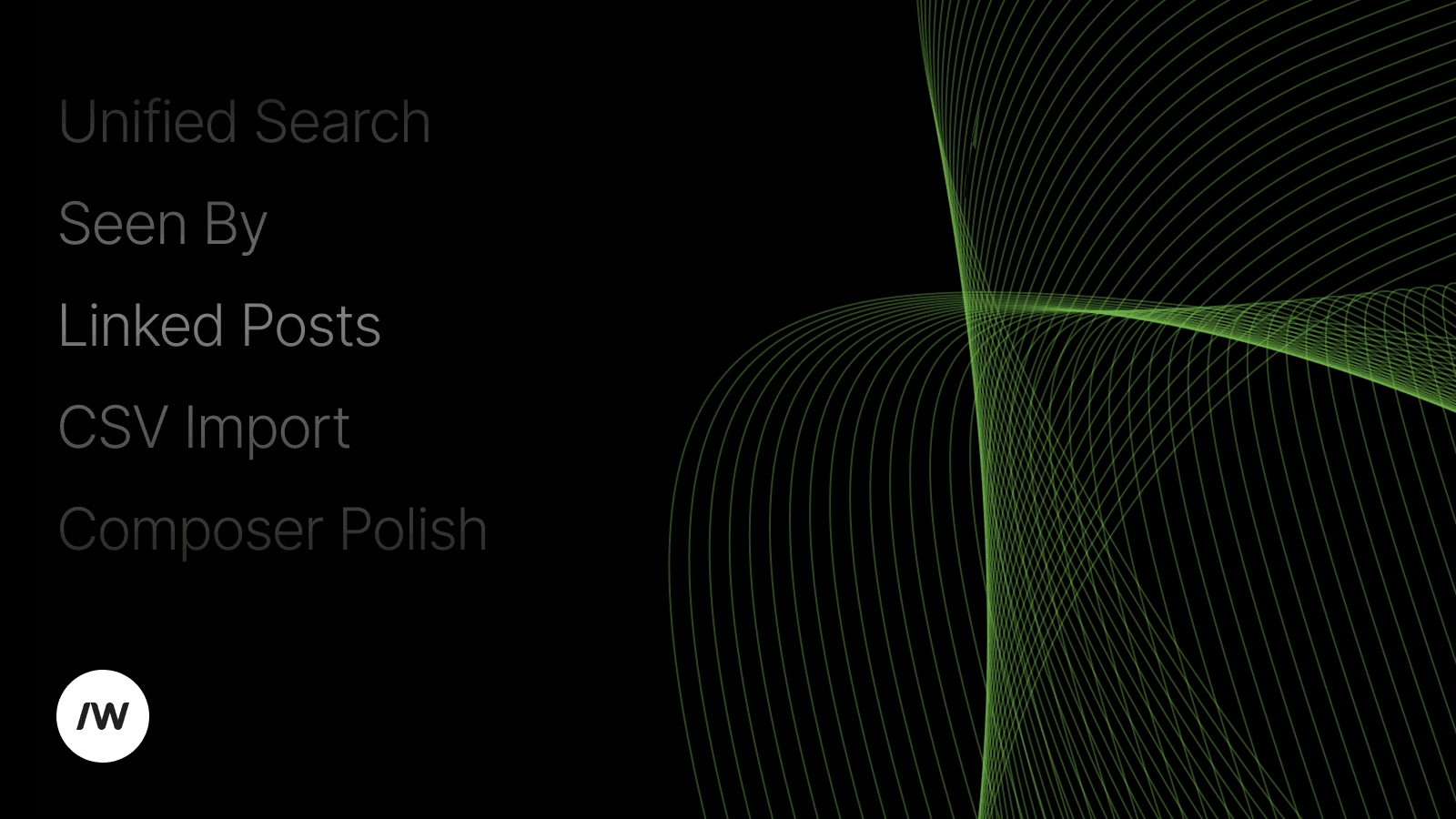 Unified Search Seen By Linked Posts CSV Import Composer Polish