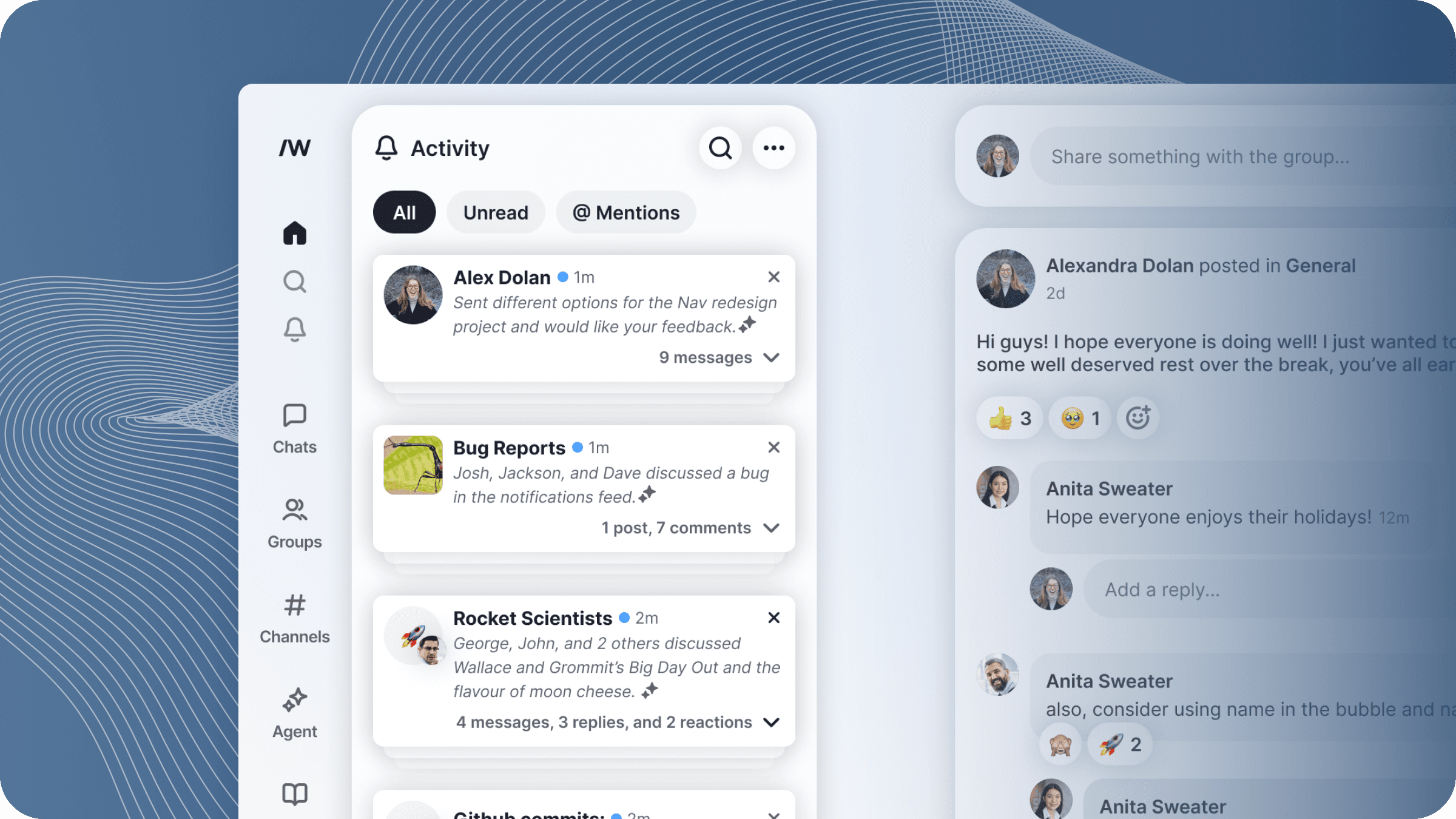Slashwork's notification stacks are a true next-gen successor to how the world has been doing notifications