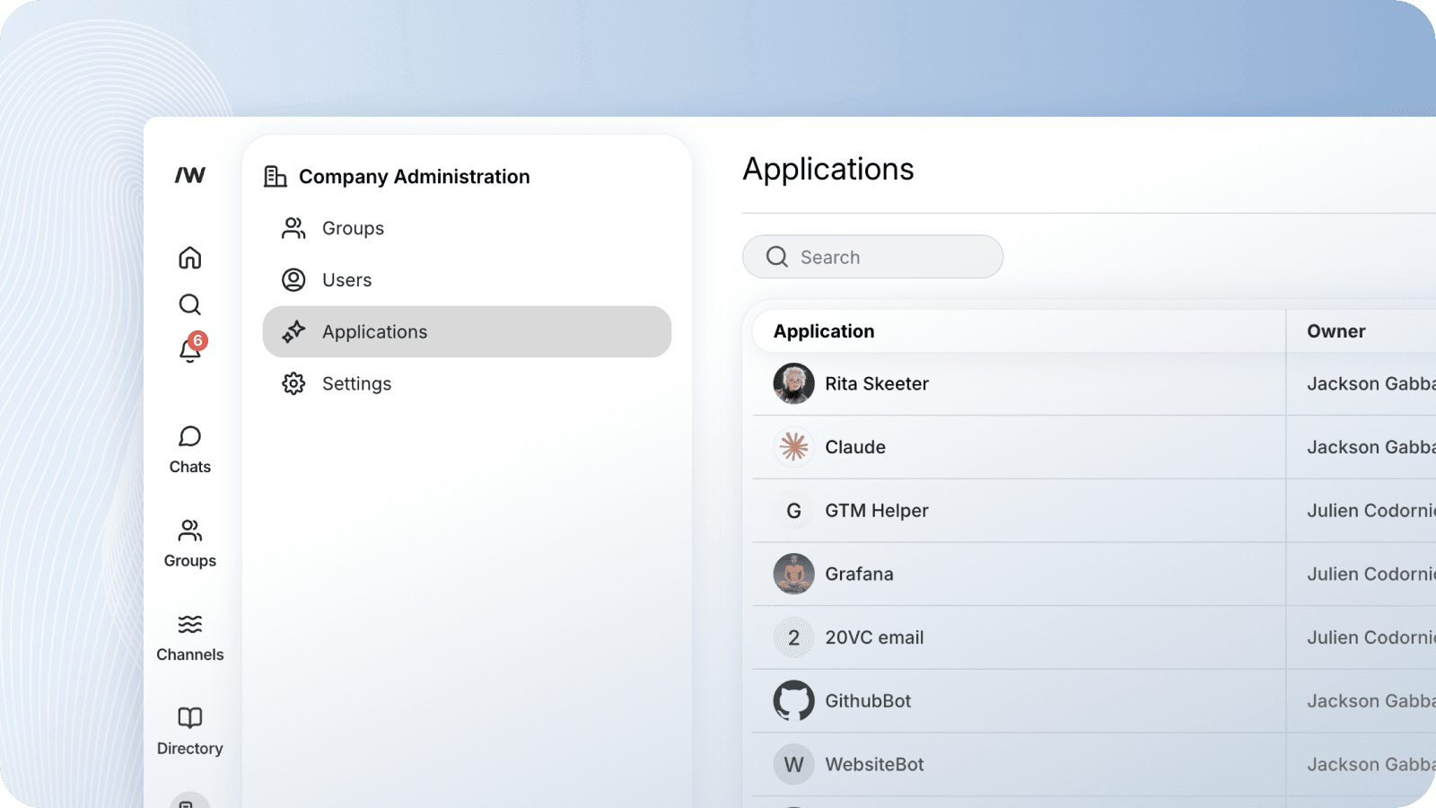 Application management buffs
