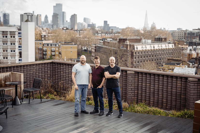 Three senior engineers (left to right: Jackson Gabbard, Dave Miller, and Josh Watzman) joining forces to build a next-generation work communication app, Slashwork