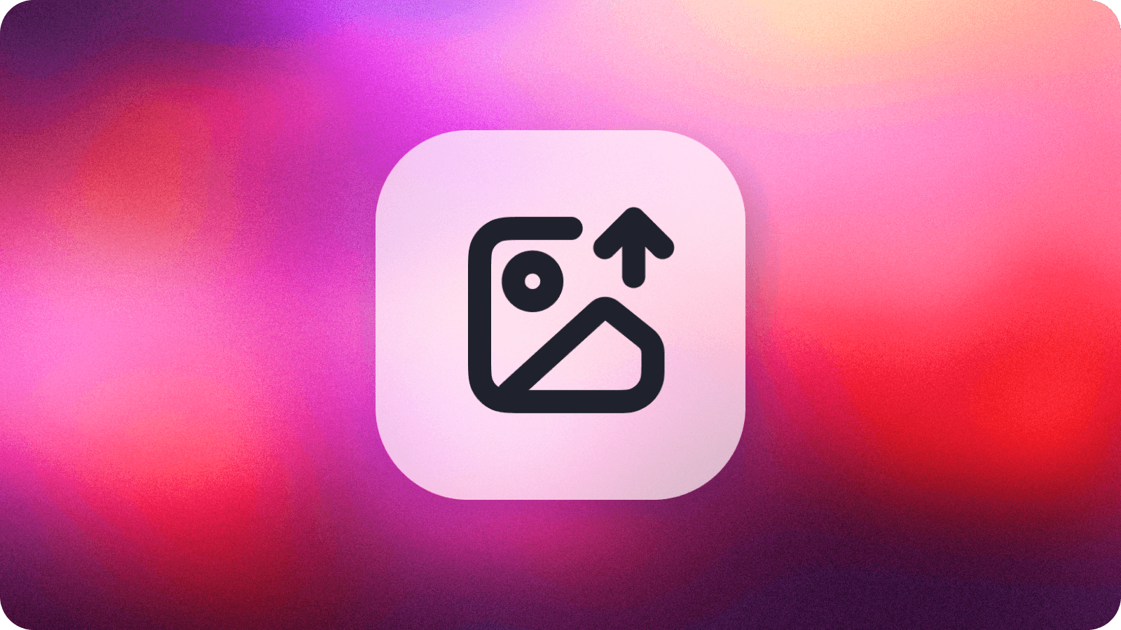 An image of the upload logo icon