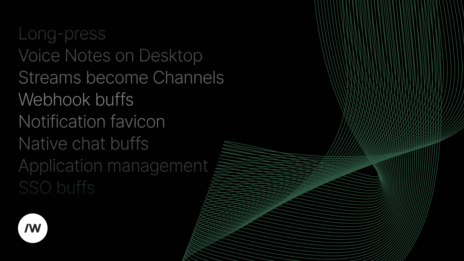 Slashwork got some major improvements like improved application management and voice notes on desktop