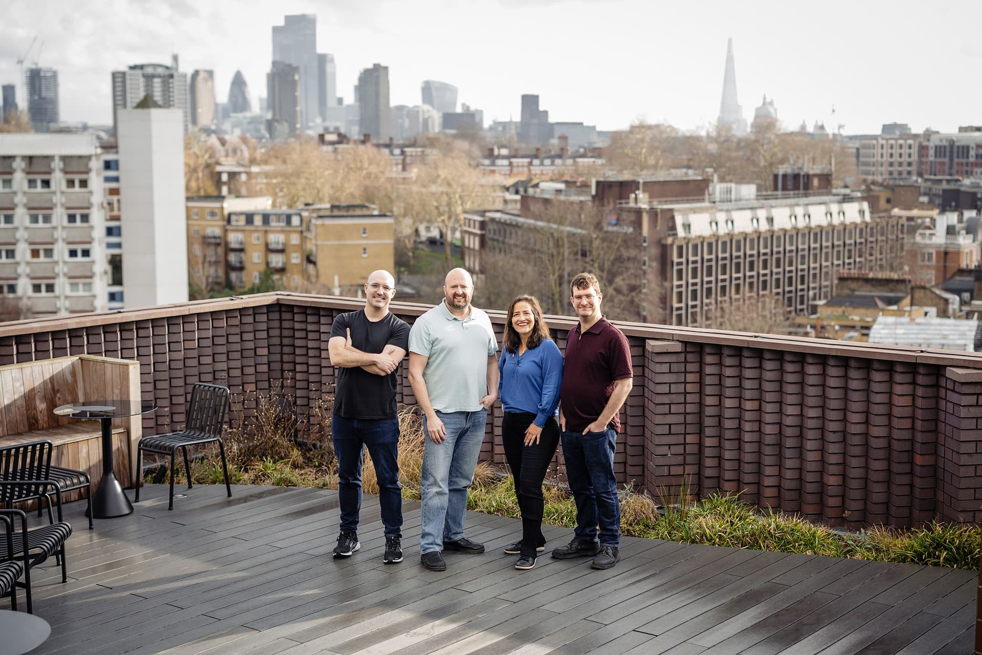 The Slashwork team in their Kings Cross HQ preparing to bring a next-generation tool to work communication