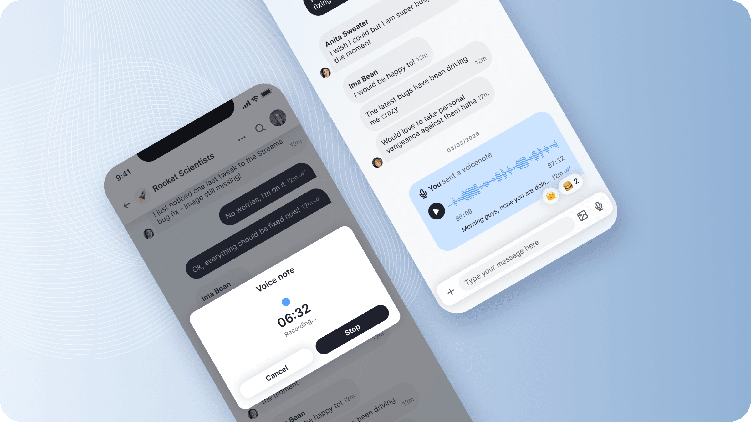Slashwork now supports voice notes on web and mobile