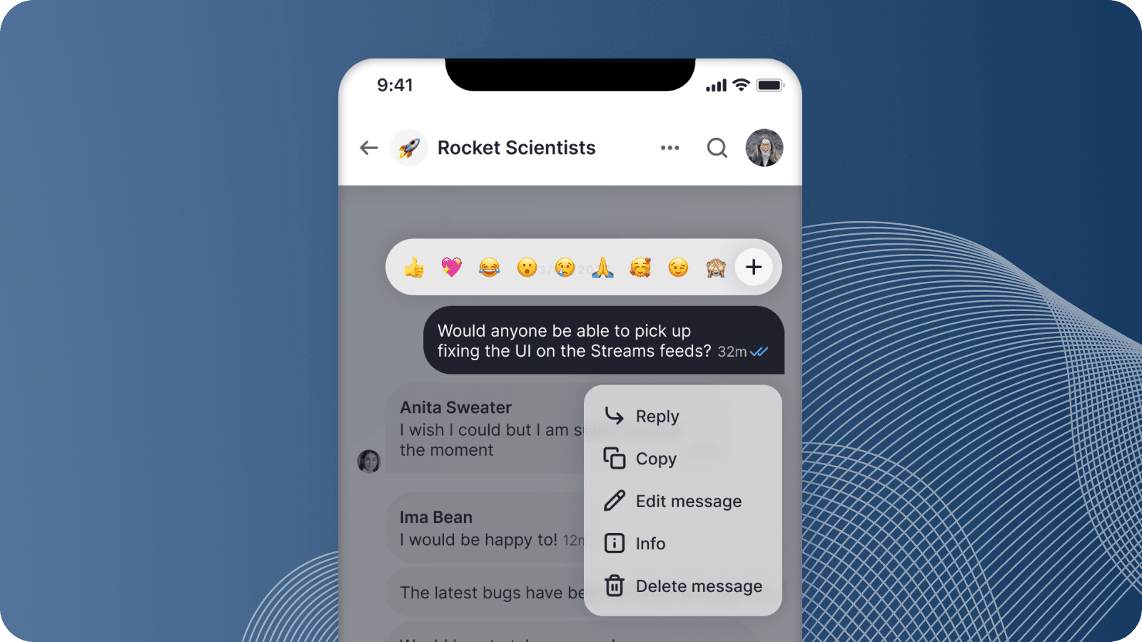 Long press behaviour improvements in native chat