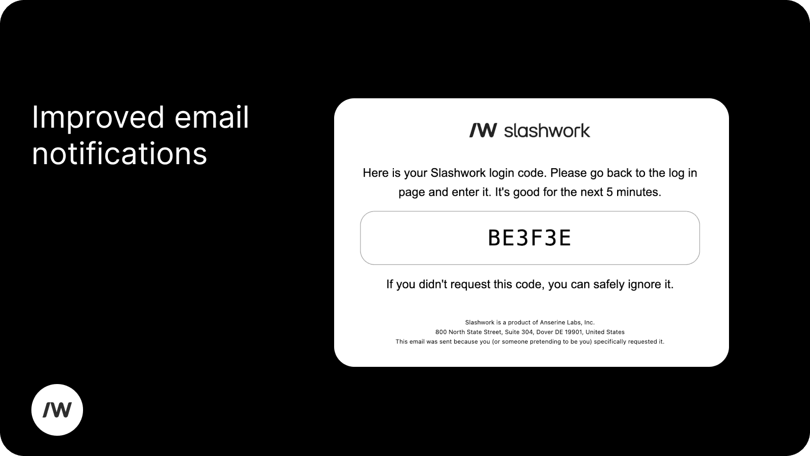 Slashwork emails are a lot cleaner now